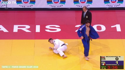 PGS2016 1er tour -81kg : MILICHOVSKY (SVK) vs. KERMARREC (FRA)