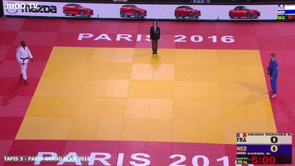 PGS2016 1er tour -100kg : ARIANO REBOUKA (FRA) vs. KORREL (NED)