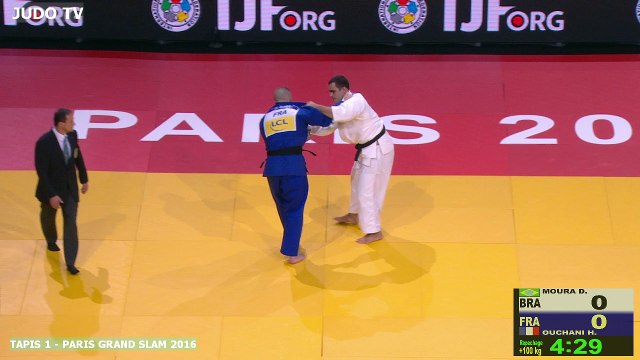 PGS2016 Finale de repêchage +100kg : MOURA (BRA) vs. OUCHANI (FRA)