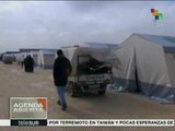 Miles de refugiados sirios piden al mundo ayuda humanitaria