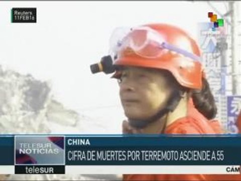 Aumenta a 55 cifra de muertos por terremoto en Taiwán