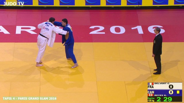 PGS2016 2ème tour -100kg : DELVERT (FRA) vs. REYES (CAN)