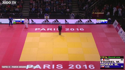 PGS2016 1er tour +100kg : THOREL (FRA) vs. HORAK (CZE)