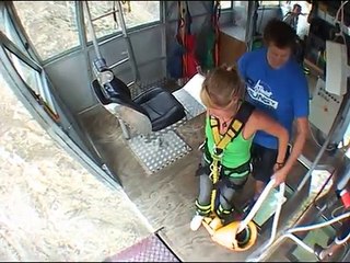 Nevis Bungy Jump - SCARED