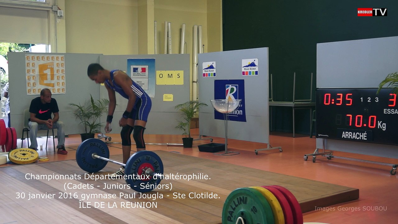 Association kreoler TV - Haltérophilie - Championnat départementaux (Janvier 2016)