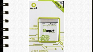 Muvit MUBAT0034 - Batería de litio 1400 mAh para bq Aquaris 4