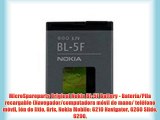 MicroSpareparts Original Nokia BL-5F Battery - Batería/Pila recargable (Navegador/computadora