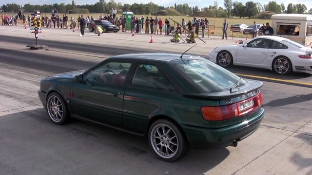 Porsche 997 Turbo Vs. Audi S2 Coupe