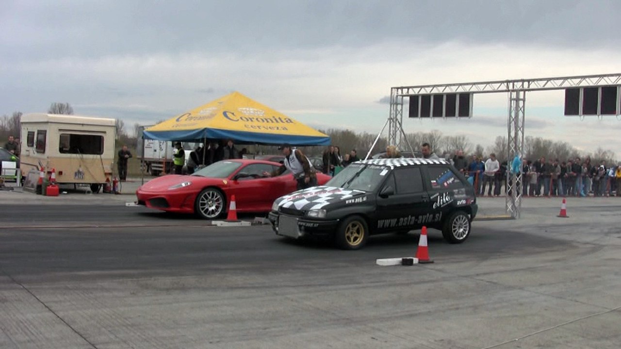Opel [A] Corsa Turbo Vs. Ferrari F-430