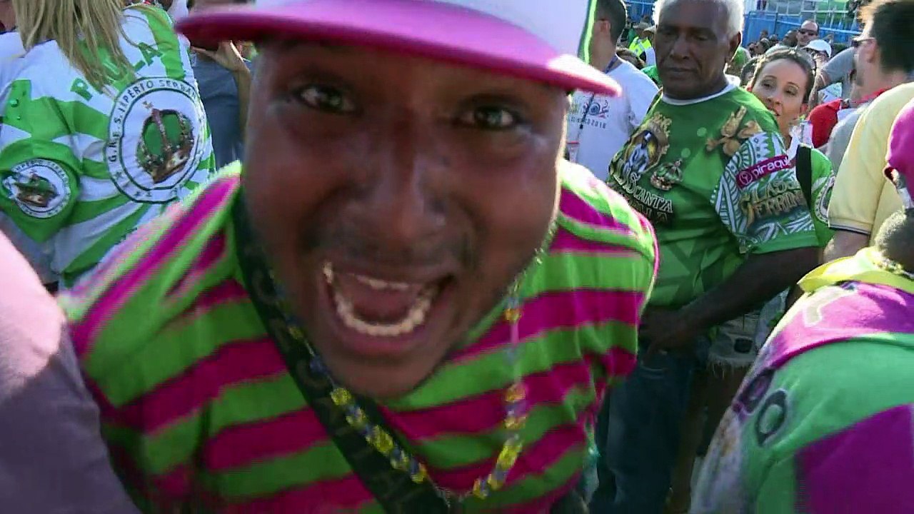 Carnaval do Rio é verde e rosa