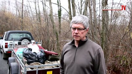 Ils débarrassent la forêt de Compiègne des détritus abandonnés