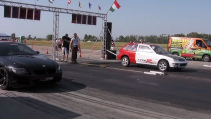 BMW M6 Vs. Honda Civic