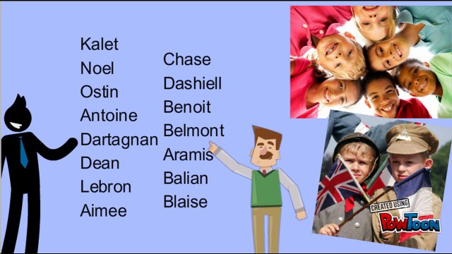 Mira nombres franceses para niños varones