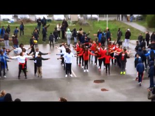 Flash mob college Evariste Galois sarcelles