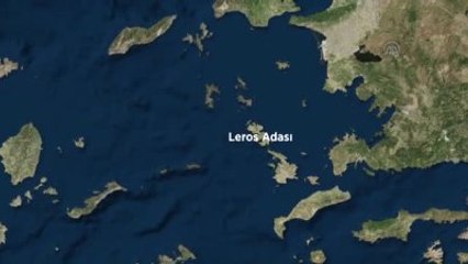 Animasyonlu - Ege'de Yunan Askeri Helikopteri Düştü