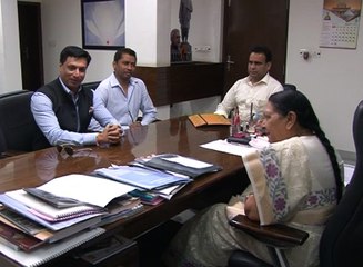Gandhinagar Gujarat CM's courtesy meeting with Madhur Bhandarkar
