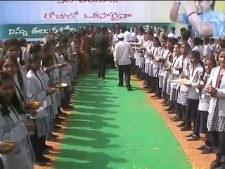 Y.S.JAGAN IN RAYACHOTI AT VR.TECHNO SCHOOL, Kadapa Rayachoti