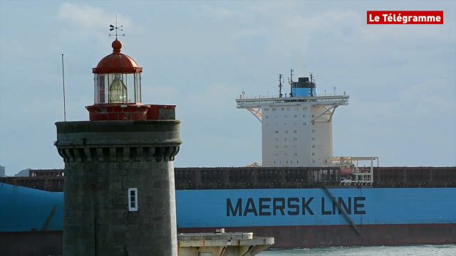 Plouzané. L’Emma Maersk arrive en rade de Brest