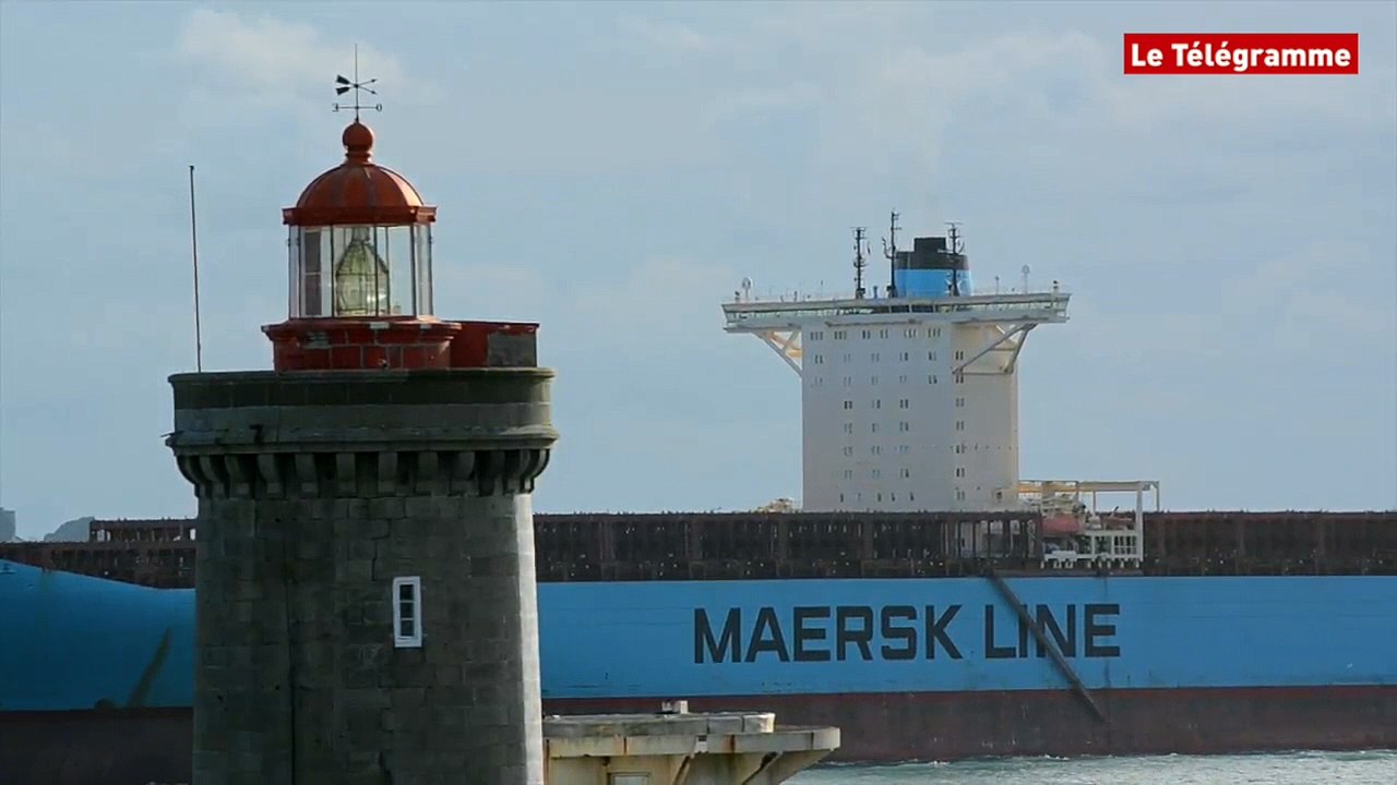 Plouzané. L’Emma Maersk arrive en rade de Brest