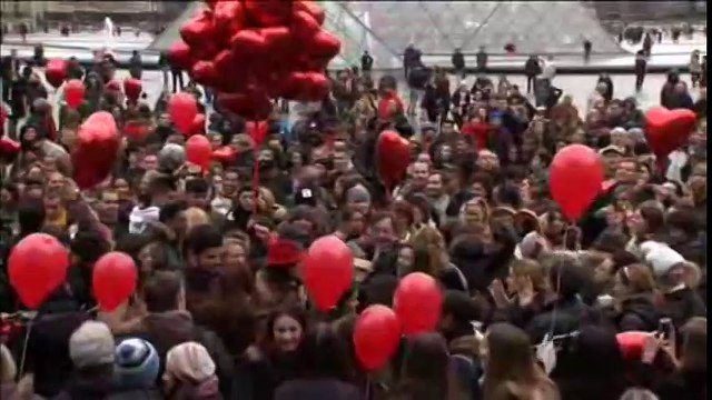 Celebrating Valentines Day in Paris