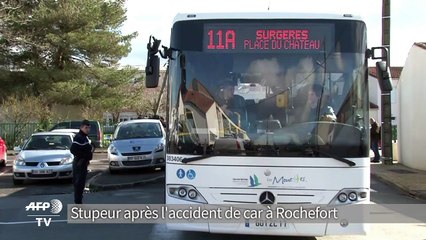 Accident de bus à Rochefort: les élèves sous le choc