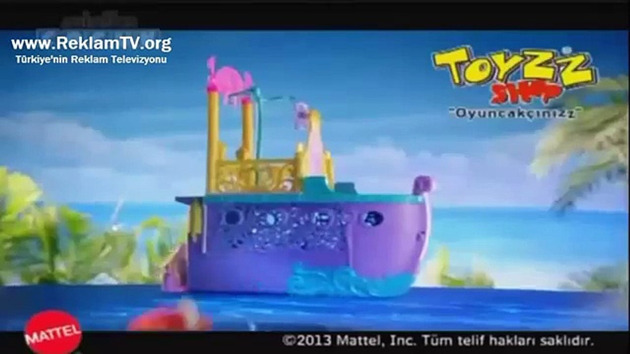 Şarkı Söyleyen Deniz Kızı ve Prenses Ariel in Sihirli Gemisi Reklamı