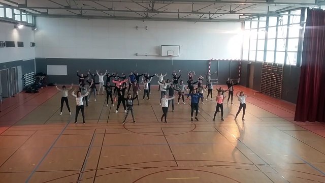 Flashmob unss Euro 2016 Collège Pierre Fouche ILLE SUR TET