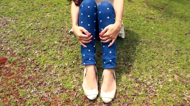 DIY Pantalones de Polka-Dots y Outfit