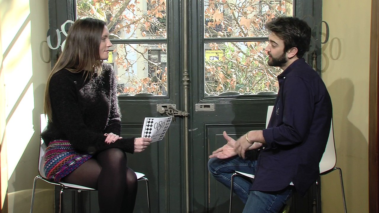 Pablo Erroz entrevista plató 080 TV Channel Febrer 2016