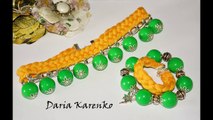 DIY Летний браслет из бусин. Мастер класс - Summer bracelet beads