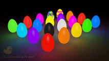 Learn to Count Numbers 1 to 20 with 3D Train Glowing Eggs 123 Surprise for Toddlers [DuckDuckKidsTV]