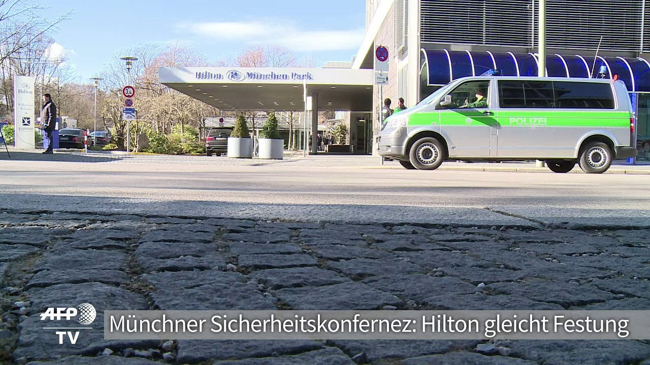 Sicherheitskonferenz: Münchner Hotel gleicht Festung