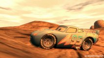 Dinoco McQueen car Crash test in new location Mountain jumping off mountain by onegamesplu