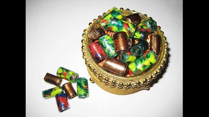 DIY Бусины из пластиковых бутылок своими руками. Мастер класс - Beads from plastic bottles