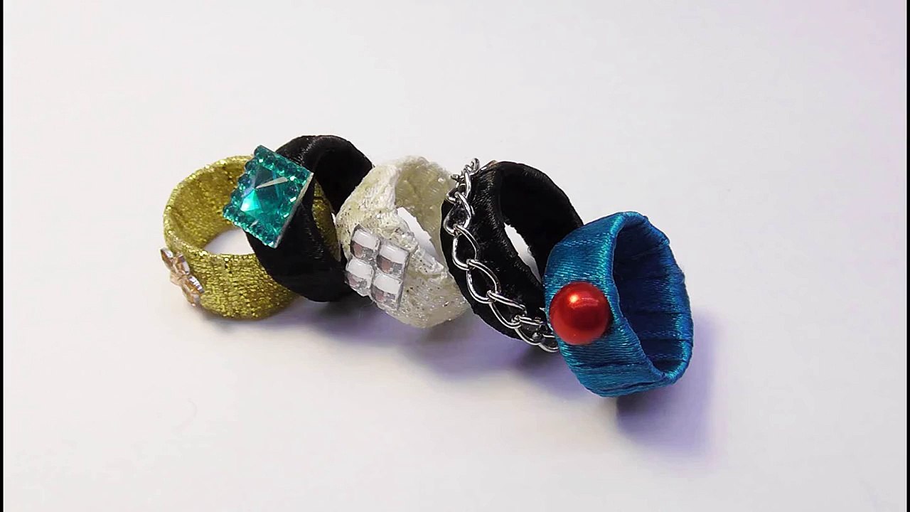 DIY Кольца из пластиковой бутылки. Ring from a...
