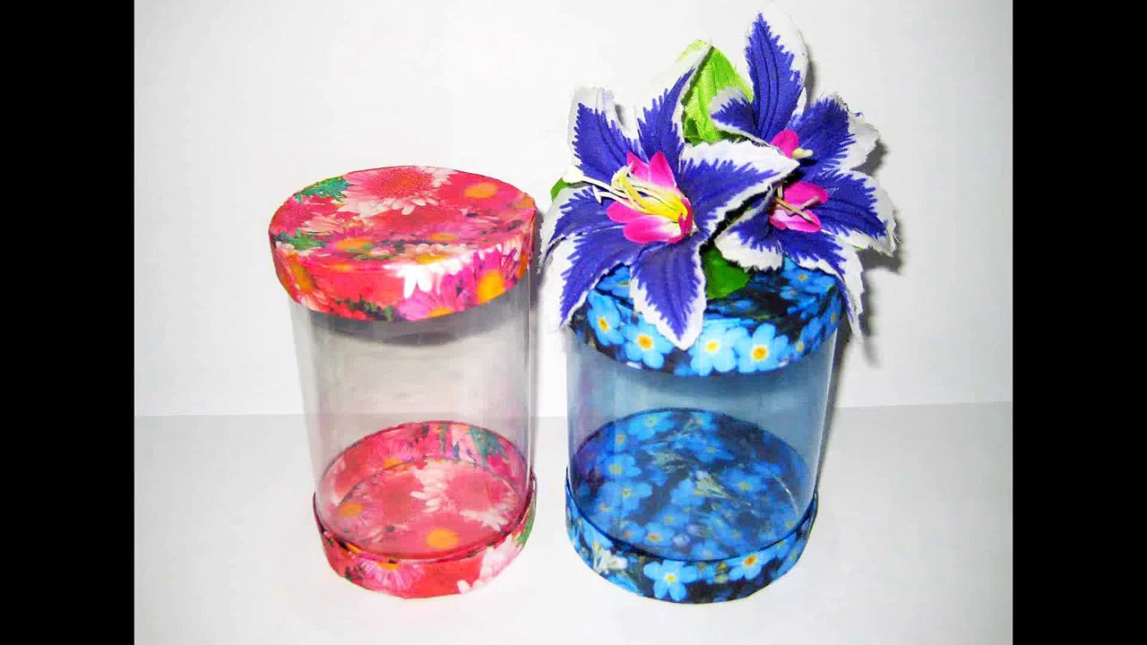 DIY Коробочки из пластиковых бутылок. Мастер-класс - Boxes of plastic bottles