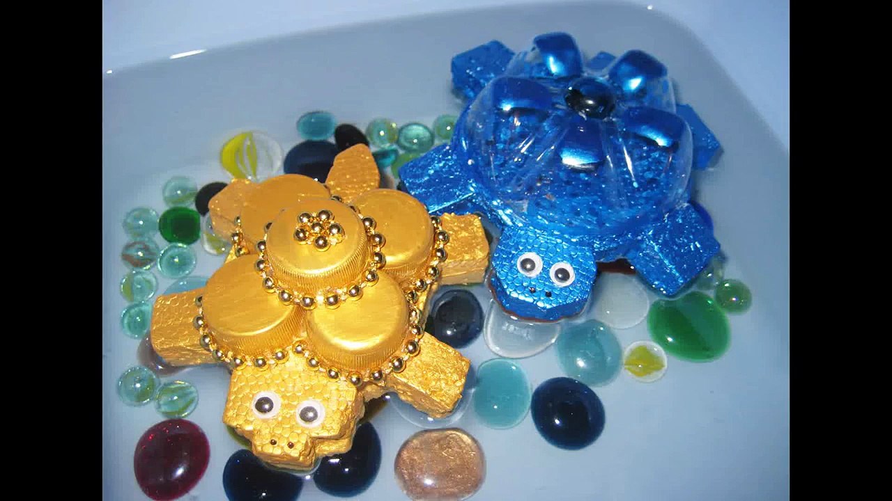 DIY Плавающие черепашки. Мастер-класс - Turtles from plastic bottles - Plastic bottles crafts
