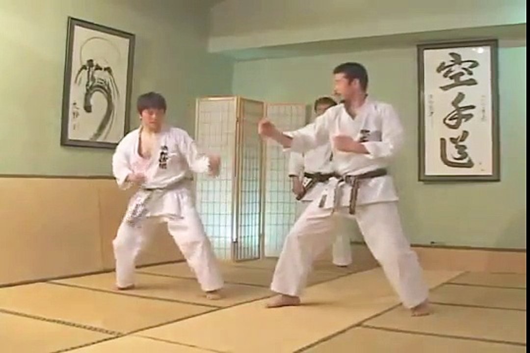 Entrenamiento de Kumite de Karate Shotokan