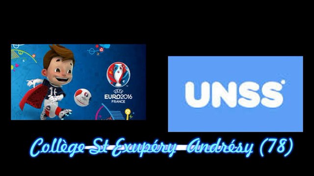 flashmob de l'AS du collège St-Exupéry pour l'Euro2016