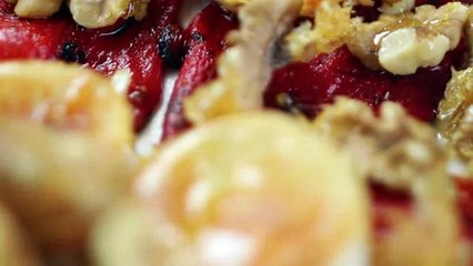 Как приготовить закуску из болгарского перца с козьим сыром
