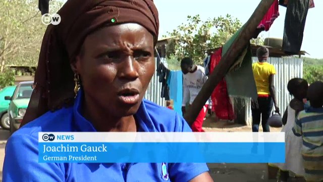 German president visits Abuja refugee camp | DW News