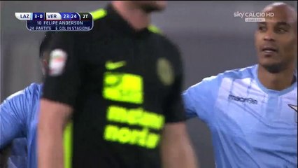 3-0 Felipe Anderson Goal Italy  Serie A - 11.02.2016, Lazio 3-0 Hellas Verona