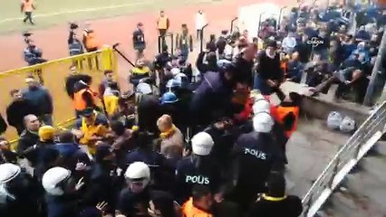 Ankaragücü maçında protokol tribününde kavga çıktı