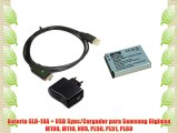 Batería SLB-10A   USB Sync/Cargador para Samsung Digimax M100 M110 NV9 PL50 PL51 PL60
