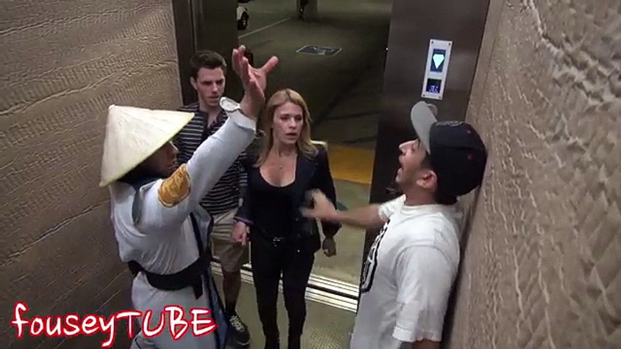 MORTAL KOMBAT ELEVATOR PRANK 2!