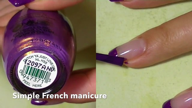 Рисунок на ногтях - акварель. Дизайн ногтей