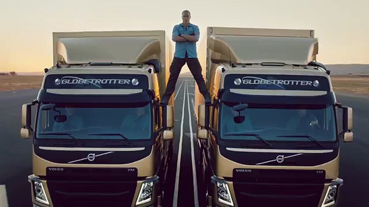 Volvo Trucks - The Epic Split feat. Van Damme (Live Test) (Funny Videos 720p)