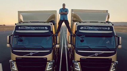 Volvo Trucks - The Epic Split feat. Van Damme (Live Test) (Funny Videos 720p)