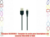 Energizer DC2UCMC2 - Cargador de coche para Smartphone con conector MicroUSB (2 USB)