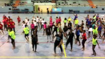 Flashmob UNSS danse Martinique Euro 2016